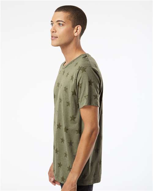 Code Five Men's Star Print Tee 3929