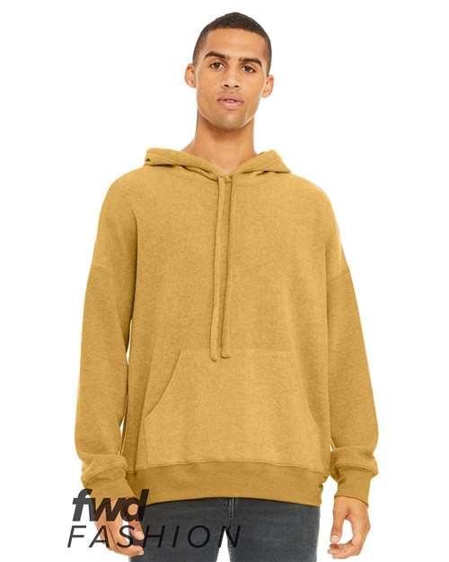 BELLA + CANVAS Unisex FWD Fashion Sueded Fleece Hoodie Sweatshirt 3329