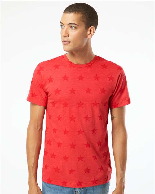Code Five Men's Star Print Tee 3929