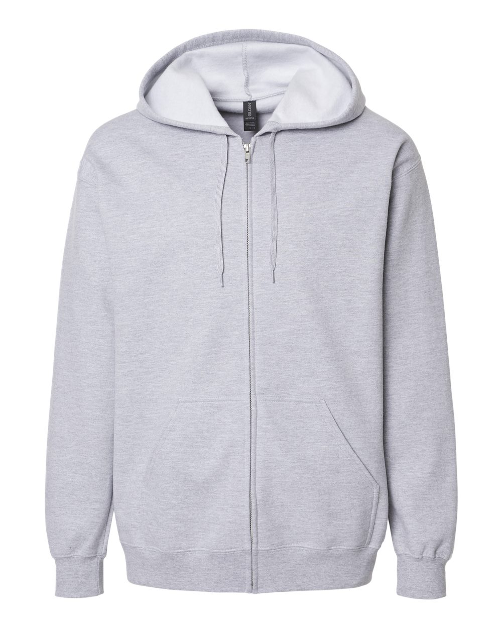 Gildan SF600 - Unisex Softstyle® Midweight Full-Zip Hooded Sweatshirt - Sport Grey