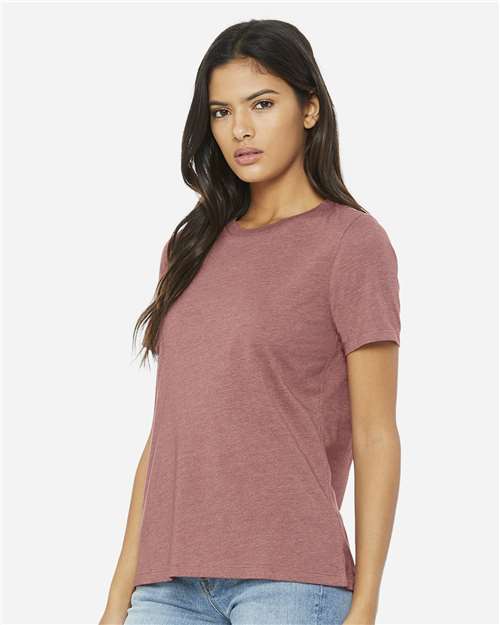 BELLA + CANVAS Women’s Relaxed Fit Heather CVC Tee 6400CVC