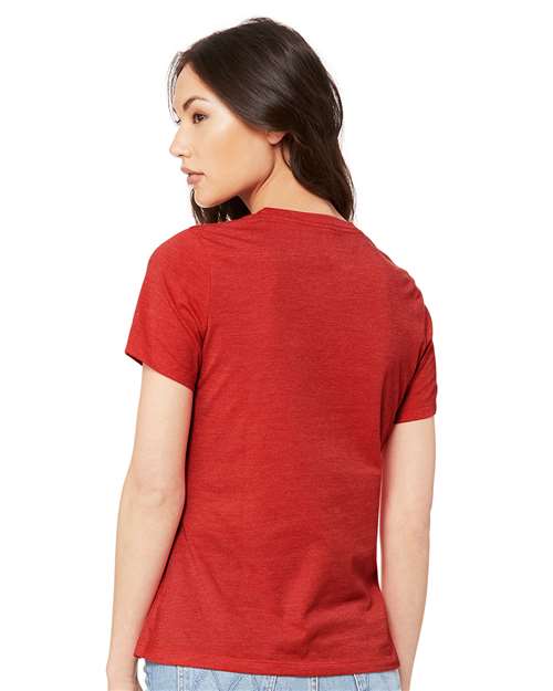BELLA + CANVAS Women’s Relaxed Fit Heather CVC Tee 6400CVC