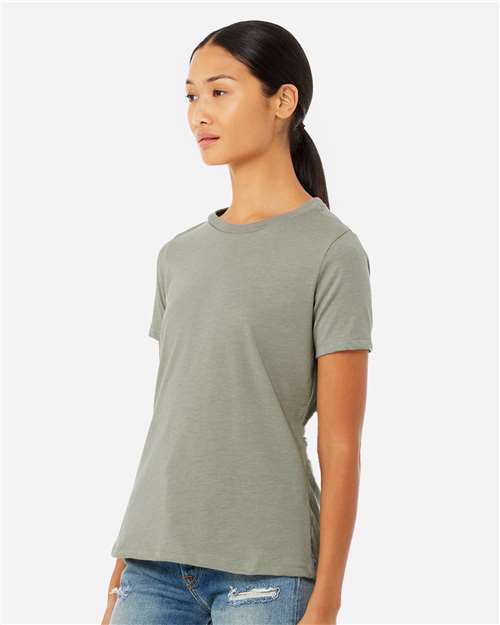 BELLA + CANVAS Women’s Relaxed Fit Heather CVC Tee 6400CVC