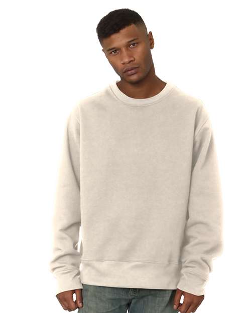 Bayside Unisex USA-Made Super Heavy Oversized Crewneck Sweatshirt 4025