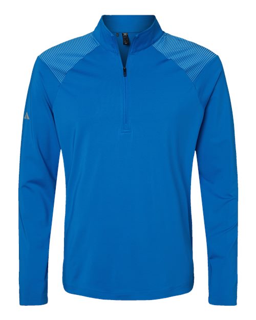 Adidas Men's Ultimate365 Lightweight Shoulder Stripe Quarter-Zip Pullover A520