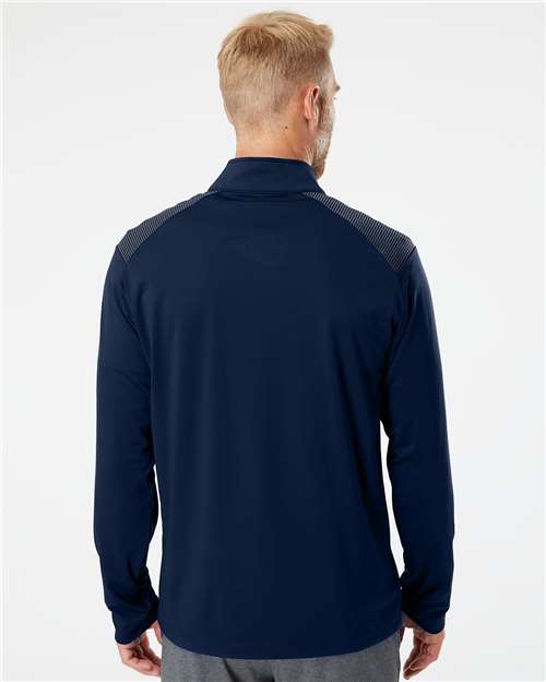 Adidas Men's Ultimate365 Lightweight Shoulder Stripe Quarter-Zip Pullover A520