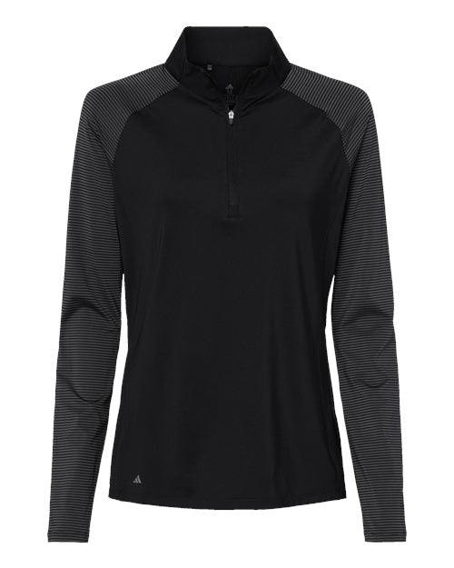 Adidas Women's Ultimate365 Lightweight Raglan Quarter-Zip Pullover A521