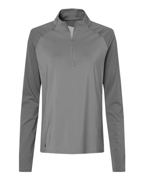 Adidas Women's Ultimate365 Lightweight Raglan Quarter-Zip Pullover A521