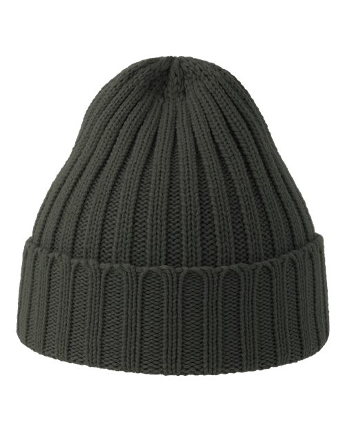 Atlantis Headwear Sustainable Cable Knit Cuffed Beanie SHORE