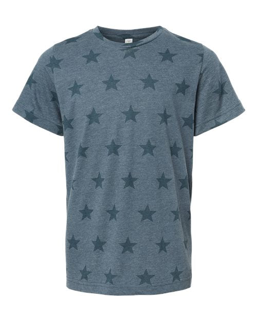 Code Five Youth Star Print Tee 2229