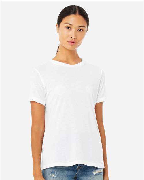 BELLA + CANVAS Women’s Relaxed Fit Heather CVC Tee 6400CVC
