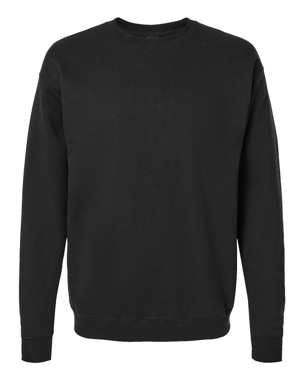 Hanes RS160 - Unisex Perfect Sweats Crewneck Sweatshirt - Black