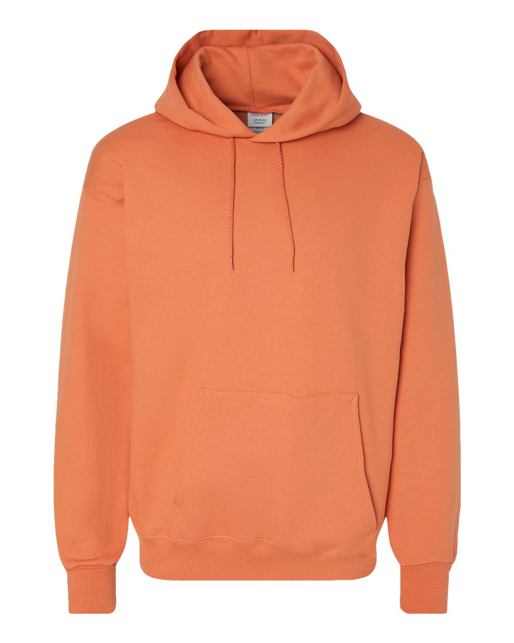 Hanes F170 - Unisex Ultimate Cotton® Hooded Sweatshirt - Pumpkin